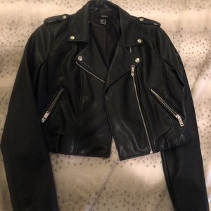 Forever 21 Faux Leather Biker Jacket